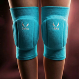HERA Extra Pro Light Premium – Professional Volleyball Knee Pads (Turquoise)